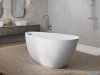 Besco Goya A-Line Glam złota 170x80cm wanna wolnostojąca akrylowa + syfon klik-klak chrom #WA-170-GZL